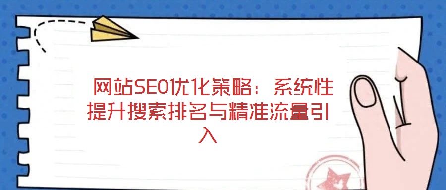  網站SEO優化策略：系統性提升搜索排名與精準流量引入